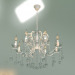 3d model Pendant chandelier Brezza 10107-8 (glossy white-clear crystal) - preview