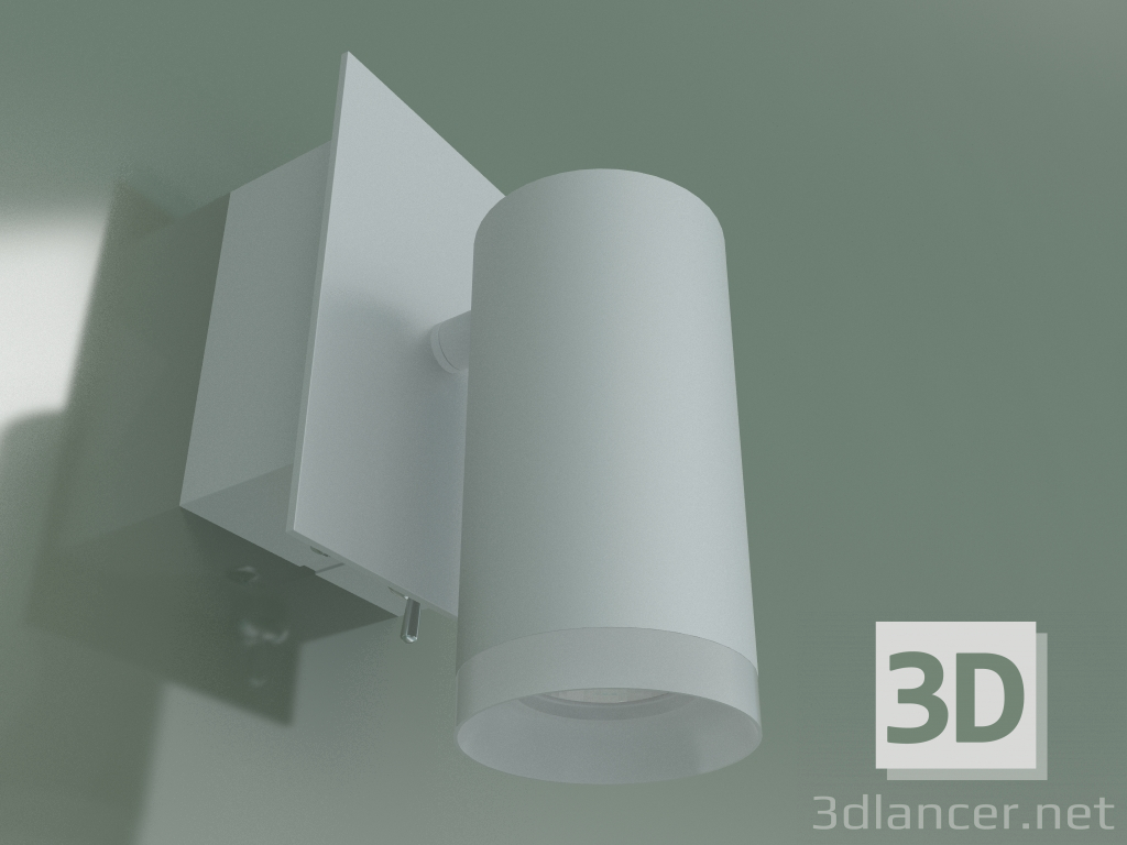 3D modeli Duvar LED lambası 20067-1 LED (beyaz) - önizleme