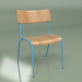 3D modeli Sandalye Mies (mavi mat) - önizleme