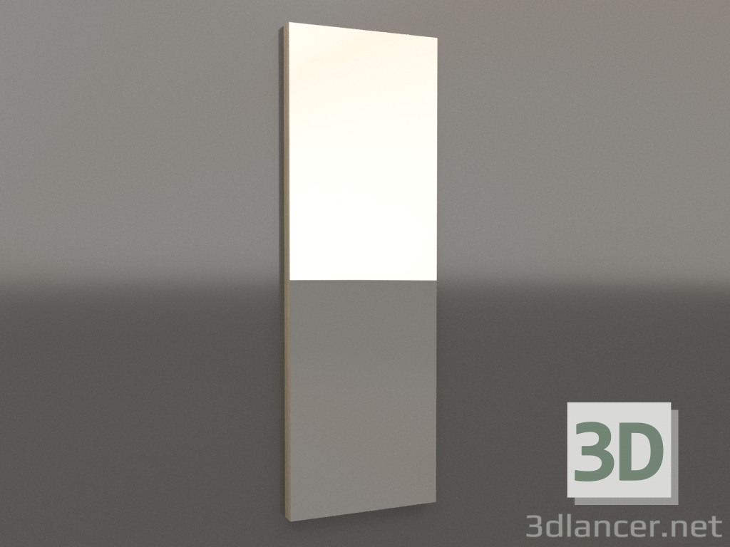 3D Modell Spiegel ZL 11 (500x1500, Holz weiß) - Vorschau