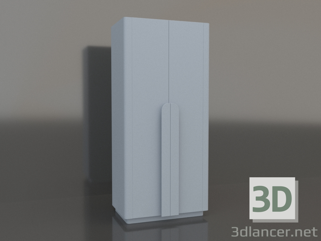 3D Modell Kleiderschrank MW 04 Lackierung (Option 4, 1000x650x2200, Himmelblau) - Vorschau