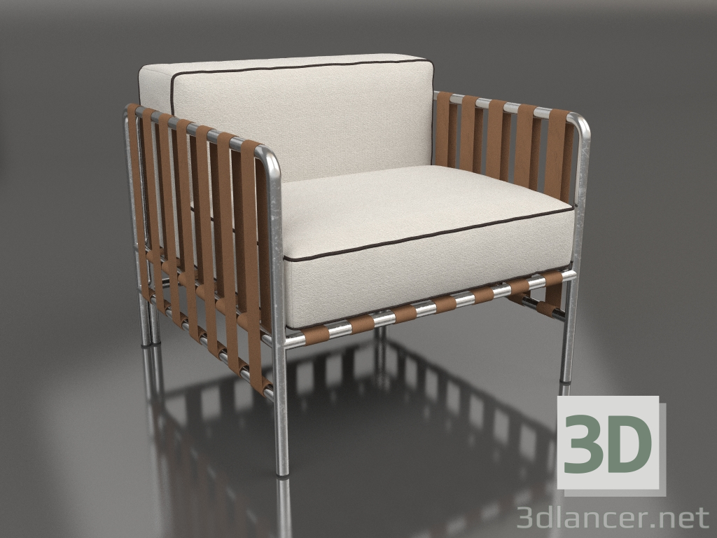 3D modeli Kulüp sandalyesi - önizleme