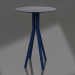 modello 3D Tavolino da bar (Blu notte) - anteprima
