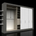 3d model Wardrobe animated 600x4000x2700mm - preview
