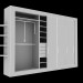 3d model Wardrobe animated 600x4000x2700mm - preview