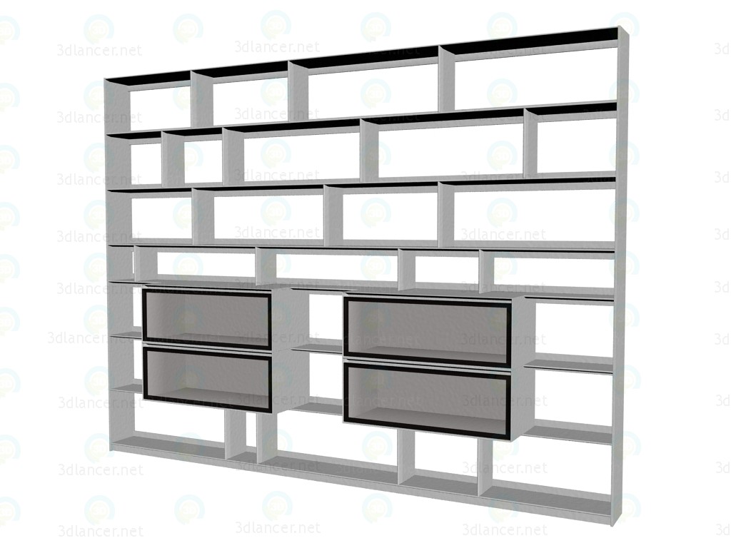 3D Modell Möbel-System (Rack) FC0905 - Vorschau