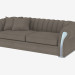 Modelo 3d O sofá é moderno Karma direto (225x110x70) - preview
