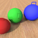 Fitball. pelota de fitness 3D modelo Compro - render