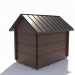3d wooden house made of profiled beam h3,9x4x2,5 m model buy - render