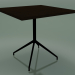 modèle 3D Table carrée 5755 (H 74,5 - 80x80 cm, Wengé, V39) - preview