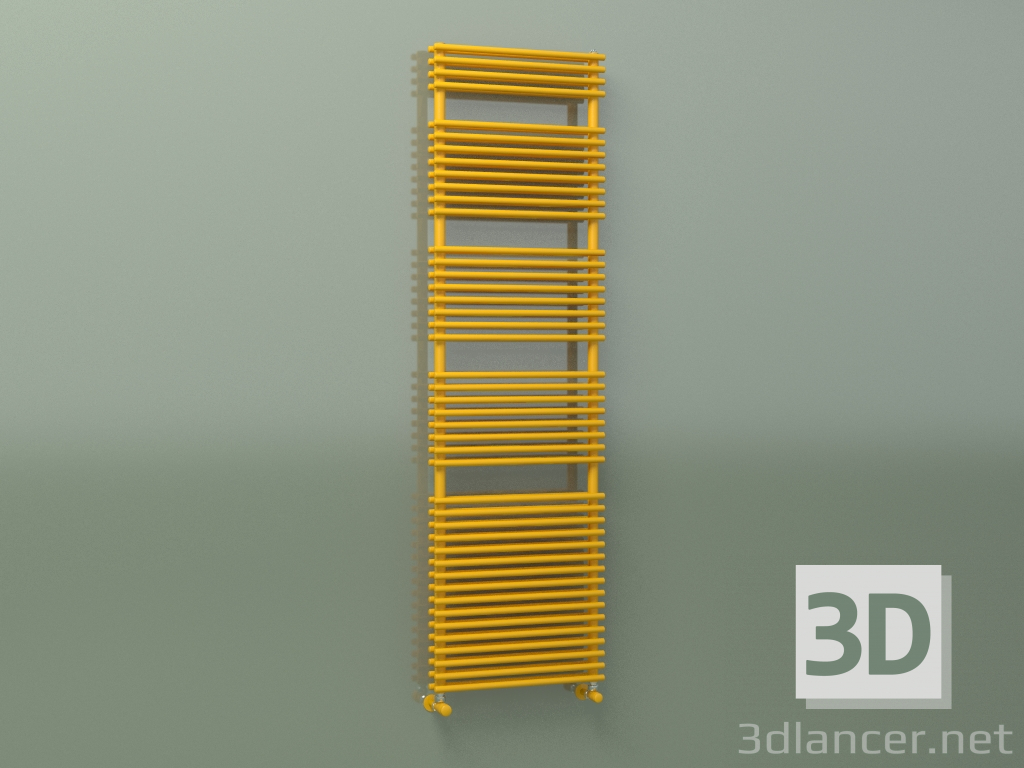 3d model Towel rail FLAUTO 2 (1762x506, Melon yellow - RAL 1028) - preview