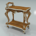 3d model Carved tea trolley (art. 12659) - preview