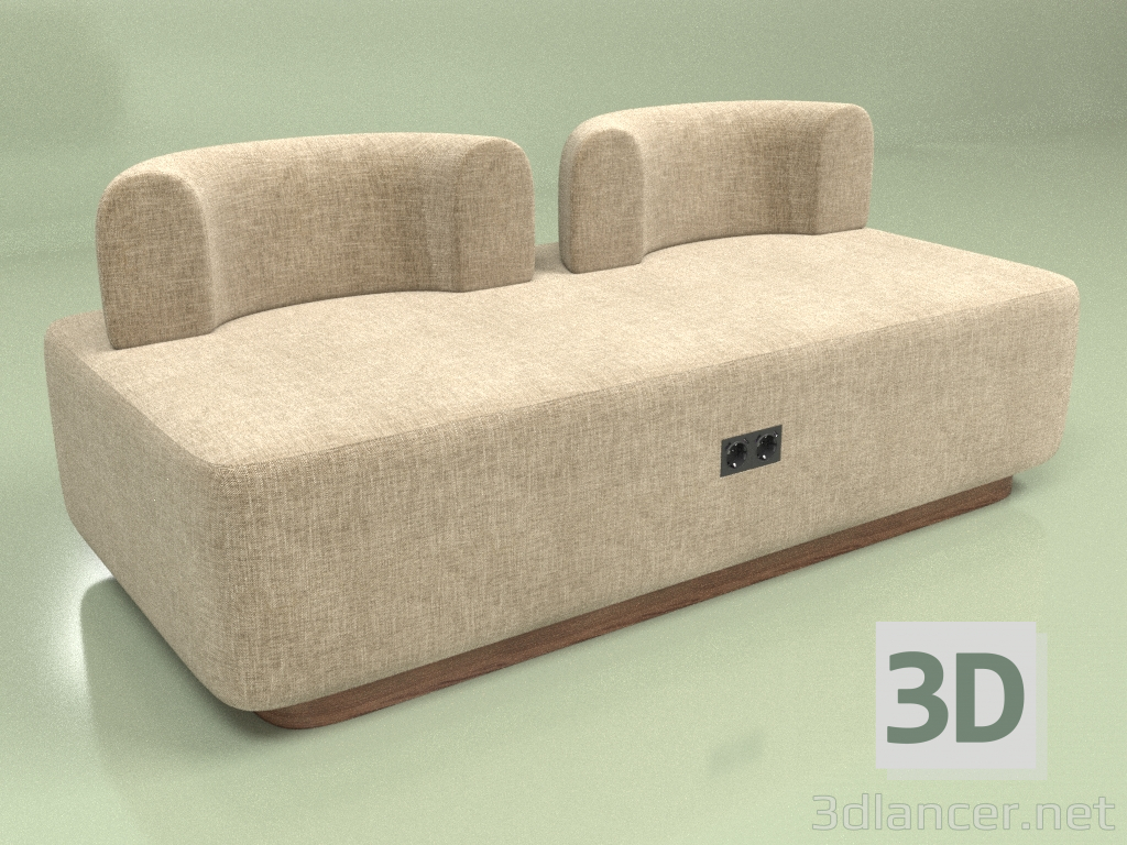 3D Modell Modulares Sofa Plump - Vorschau