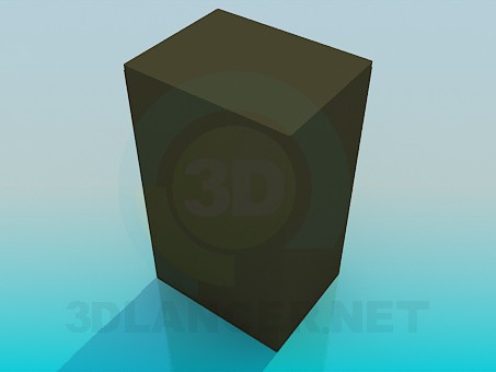 3d модель Вертикальна тумба – превью 3d модель Вертикальна тумба – превью