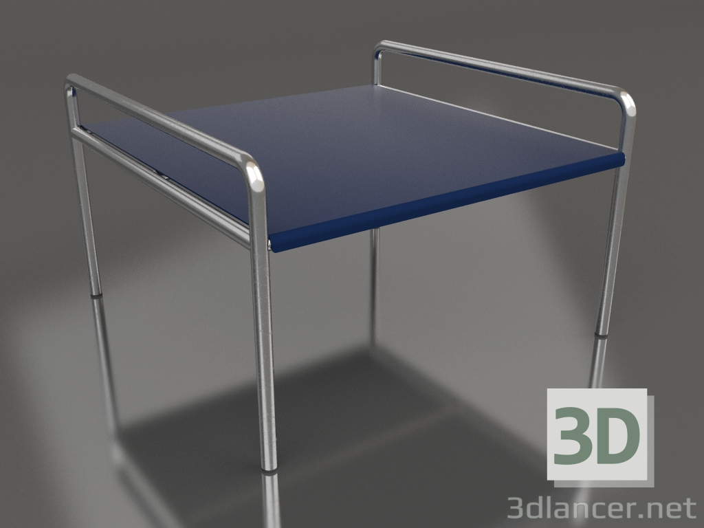 3d model Coffee table 76 with an aluminum tabletop (Night blue) - preview