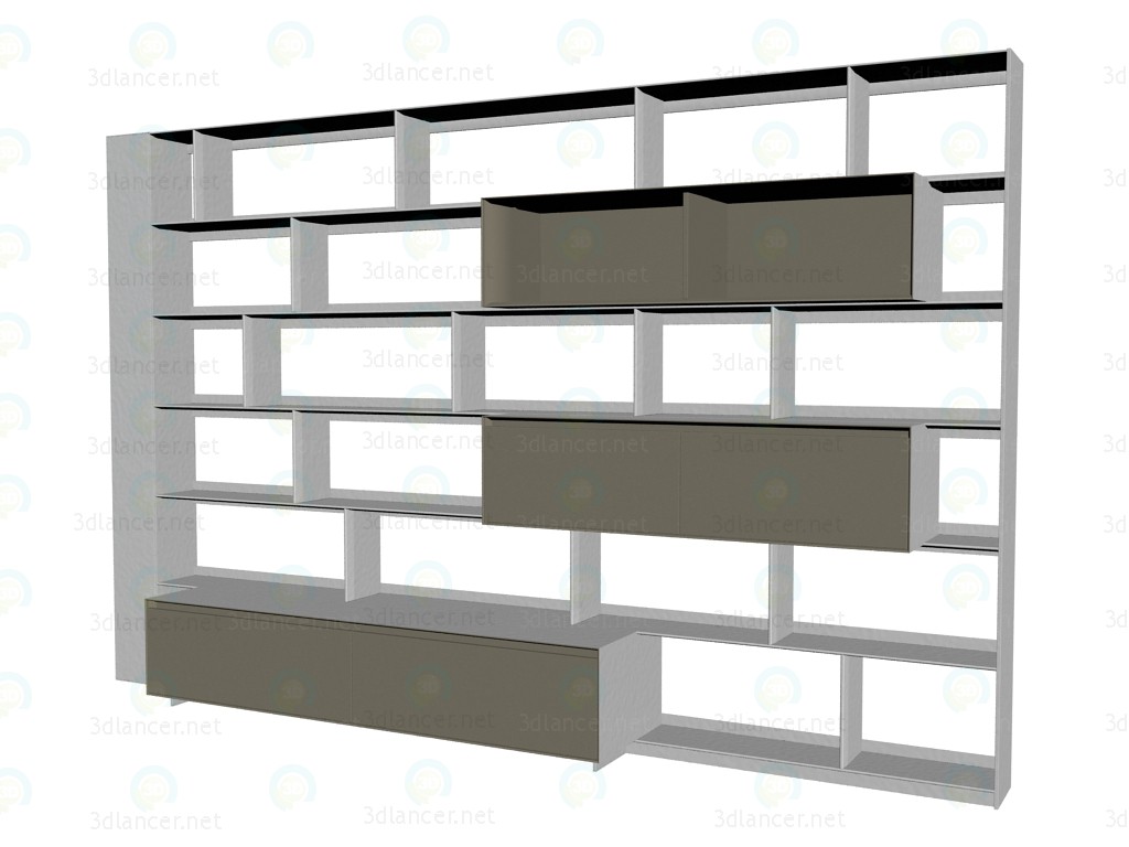 3D Modell Möbel-System (Rack) FC0906 - Vorschau