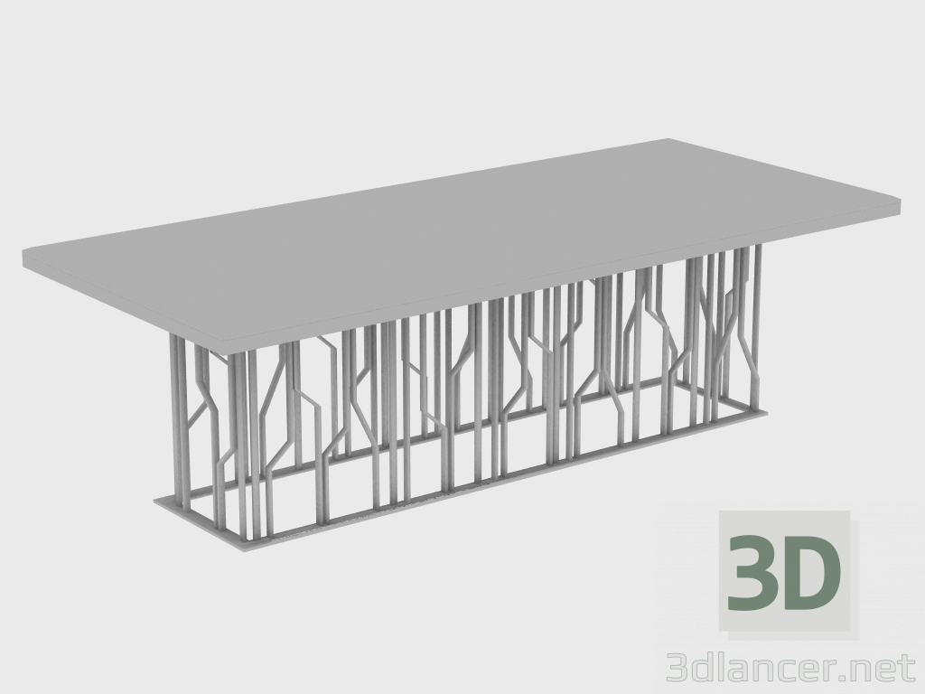 3D Modell Esstisch GINZA TABLE (250x110xH74) - Vorschau