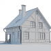 Casa de campo 3D modelo Compro - render