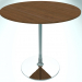 modèle 3D Table de restaurant ronde (RR20 Chrome НМ12, Ø800 mm, Н740 mm, base ronde) - preview