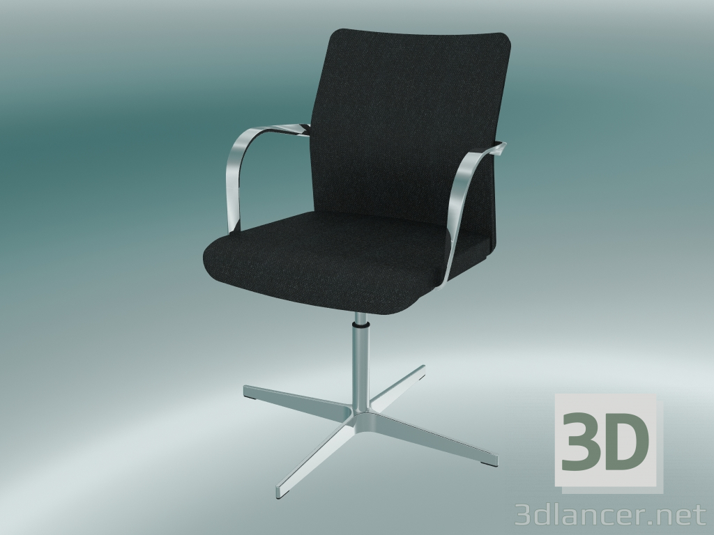 3d модель Кресло с Х-образным основанием – превью