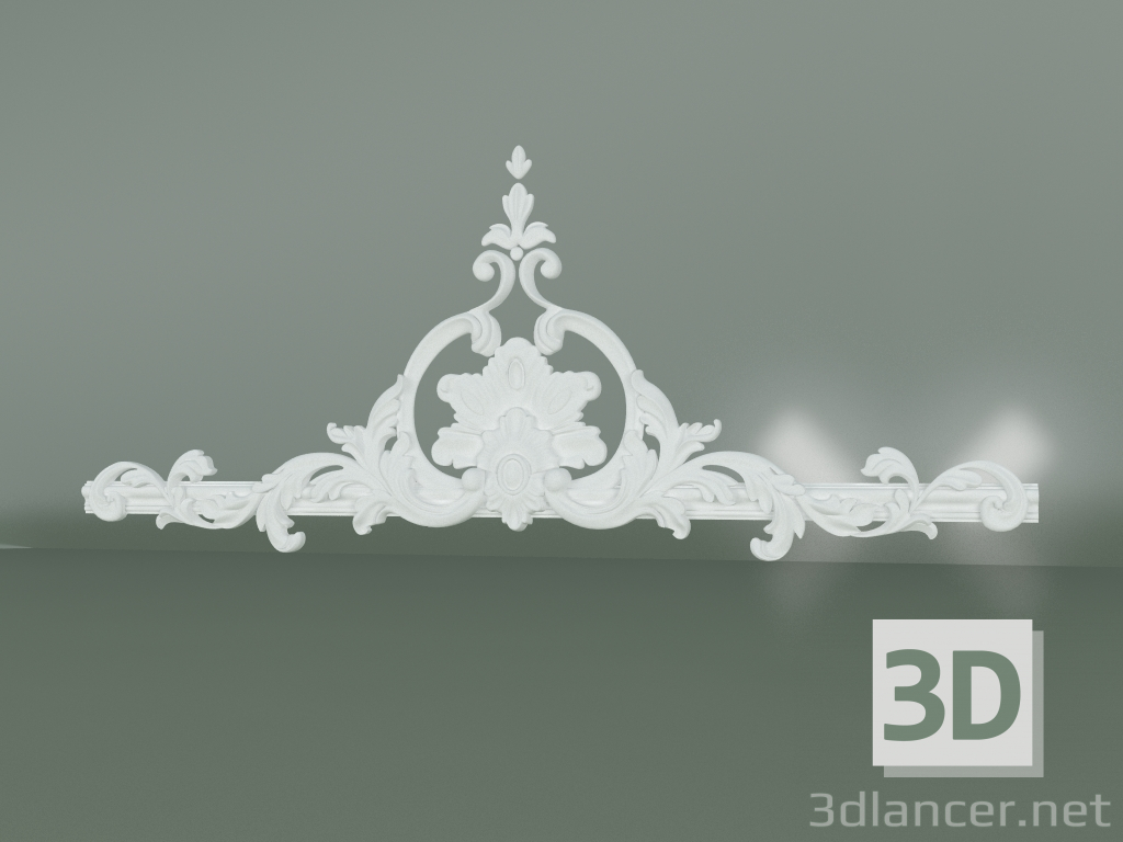 modèle 3D Élément de décoration en stuc ED067 - preview