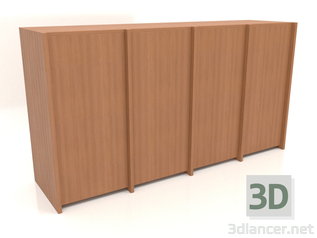 3d model Modular wardrobe ST 07 (1530x409x816, wood red) - preview