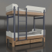3 डी मॉडल चारपाई बिस्तर ट्यून जे (UITJA1) - पूर्वावलोकन