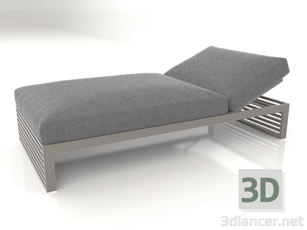 3D modeli Dinlenme yatağı 100 (Kuvars grisi) - önizleme