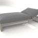 3D modeli Dinlenme yatağı 100 (Kuvars grisi) - önizleme
