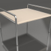 modello 3D Tavolino 76 con piano in alluminio (Sabbia) - anteprima