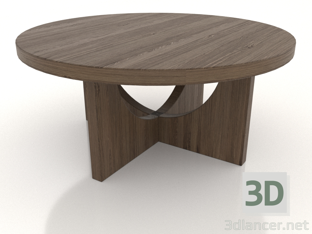 3d model Mesa de centro 900 mm (nogal fresno iluminado) - vista previa