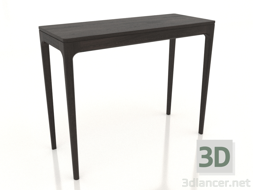 3D Modell Konsolentisch FARGO 1000x400x800 mm (Wenge-Eiche) - Vorschau