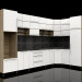 3d model Corner kitchen. Minimalism - preview