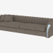 3d model The sofa is modern straight Karma (320х110х70) - preview