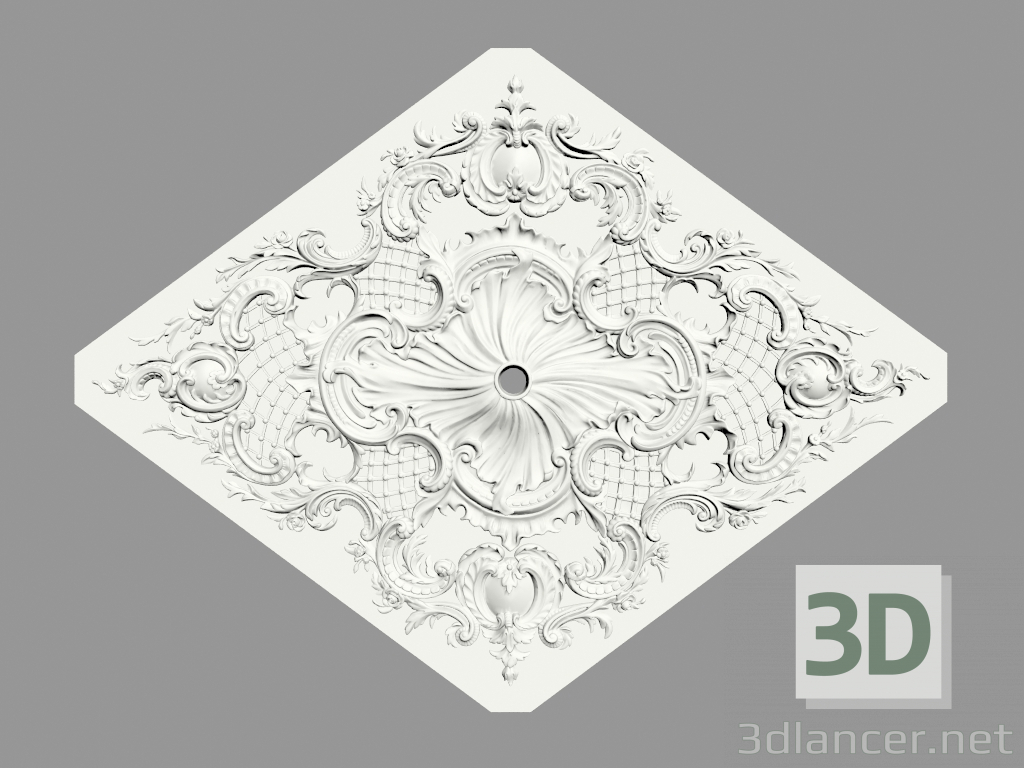 3d model Ceiling outlet (P127) - preview