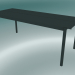 modello 3D Tavolo lineare in acciaio (200 cm, verde scuro) - anteprima