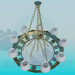 3d model Chandelier with chains - preview