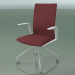 3d model Chair 4825 (4 castors, with front trim - fabric, V12) - preview