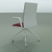 3d model Chair 4825 (4 castors, with front trim - fabric, V12) - preview
