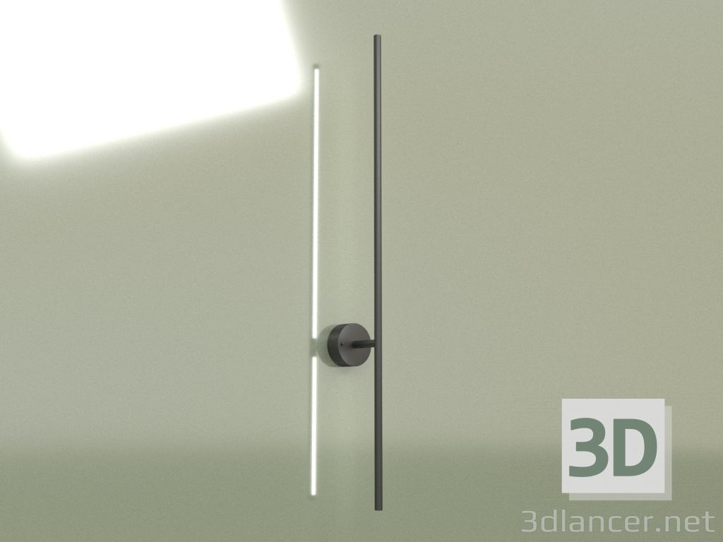 modello 3D Lampada da parete LINE 1000 26308-2 (Nero) - anteprima