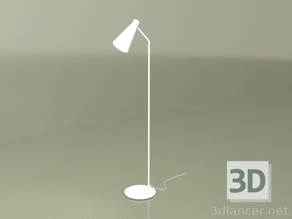 3d model Lámpara de pie OA (blanco) - vista previa