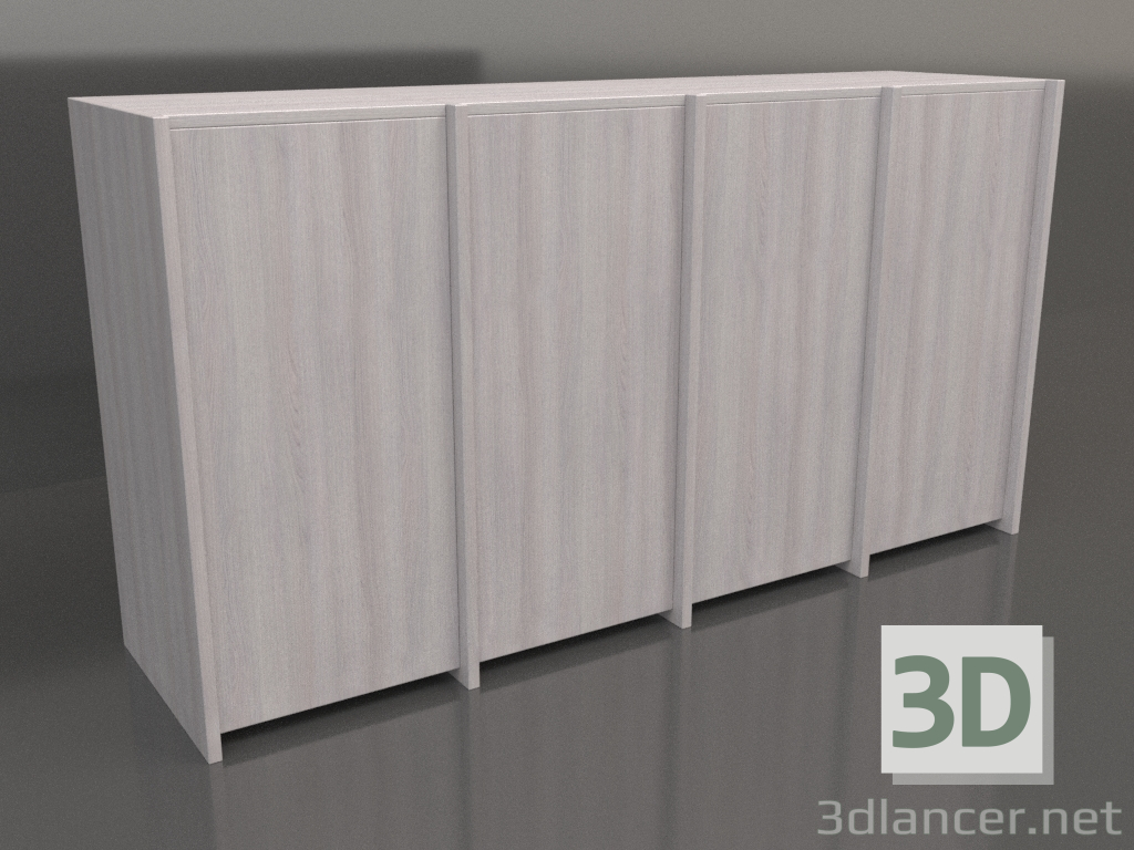 3d модель Модульный шкаф ST 07 (1530х409х816, wood pale) – превью