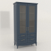 3d model Two-door showcase cabinet 3 (Ruta) - preview