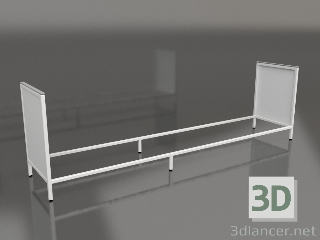 3d model Island V1 (wall) on 60 frame 5 (grey) - preview