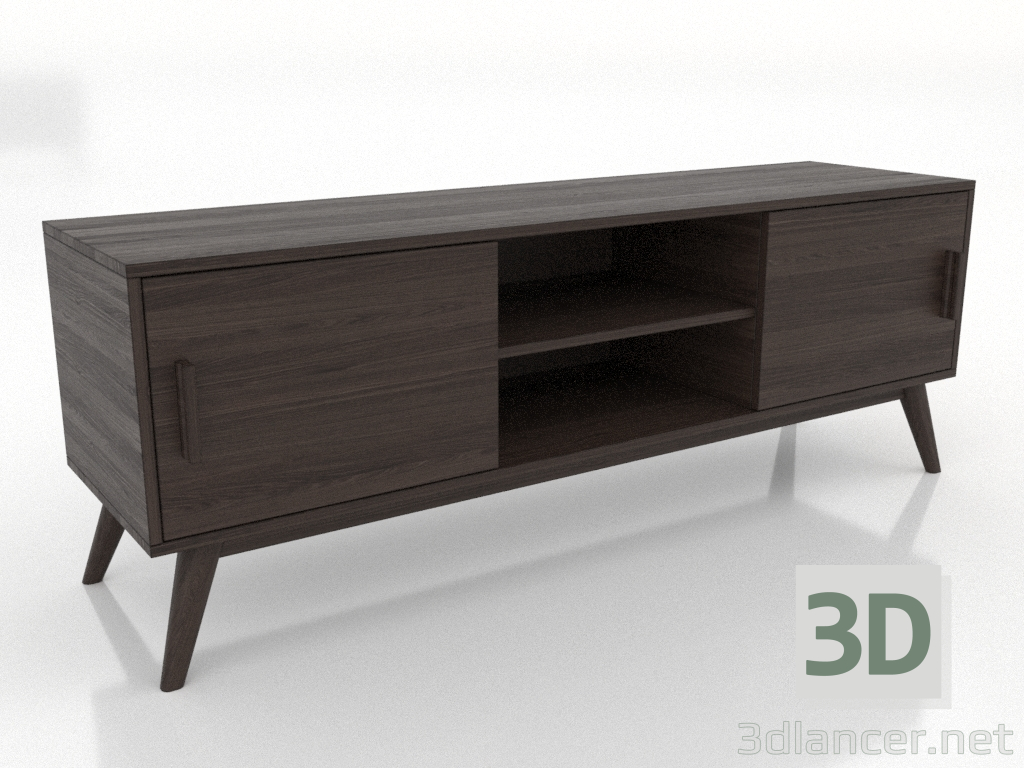 3D modeli TV dolabı 1 1500 mm (dişbudak ceviz) - önizleme 3D modeli TV dolabı 1 1500 mm (dişbudak ceviz) - önizleme