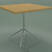 modello 3D Tavolo quadrato 5755 (H 74.5 - 80x80 cm, Rovere naturale, LU1) - anteprima