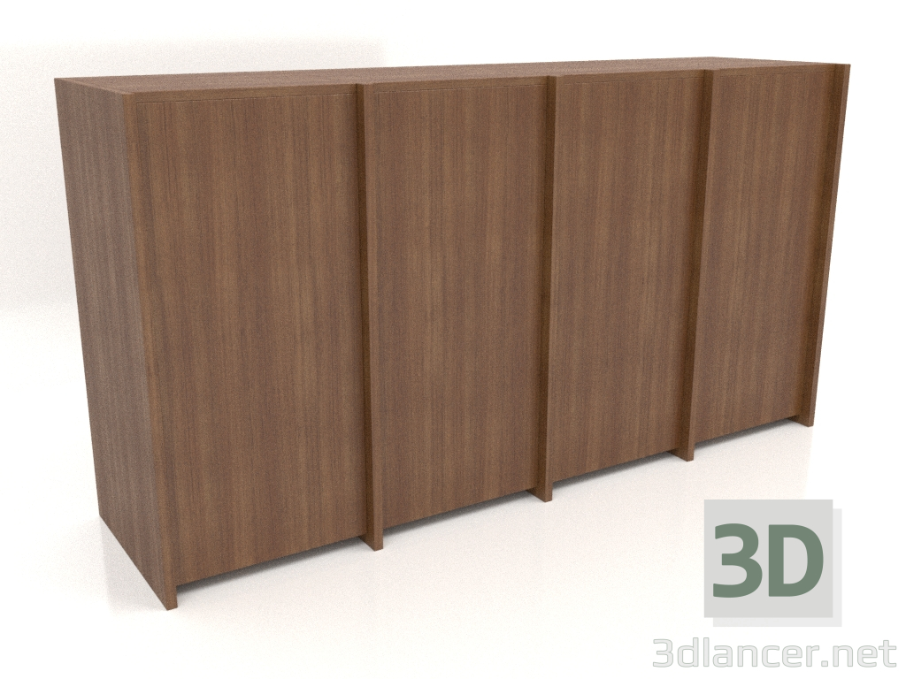 modèle 3D Armoire modulaire ST 07 (1530x409x816, bois brun clair) - preview