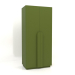 3d model Wardrobe MW 04 paint (option 4, 1000x650x2200, green) - preview