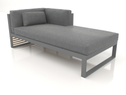 Modular sofa, section 2 right (Anthracite)