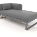 3d model Modular sofa, section 2 right (Anthracite) - preview